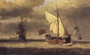 VELDE, Willem van de, the Younger The Yacht Royal Escape Close-hauled in a Breeze china oil painting reproduction